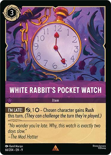 White Rabbit's Pocket Watch 66/204 (Fabled)  - Cold Foil