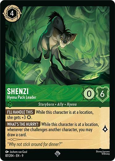 Shenzi, Hyena Pack Leader 87/204 (Fabled) 