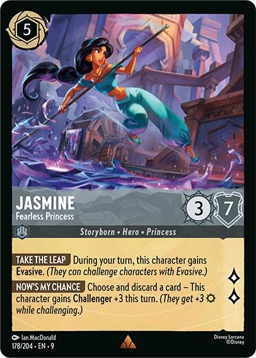 Jasmine, Fearless Princess 178/204 (Fabled) 