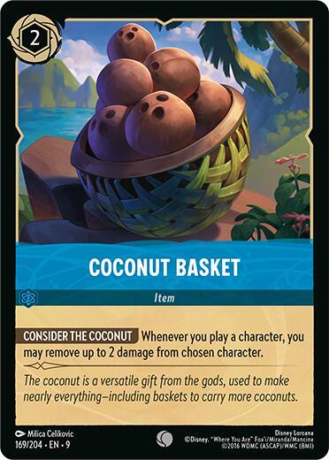 Coconut Basket 169/204 (Fabled)  - Cold Foil