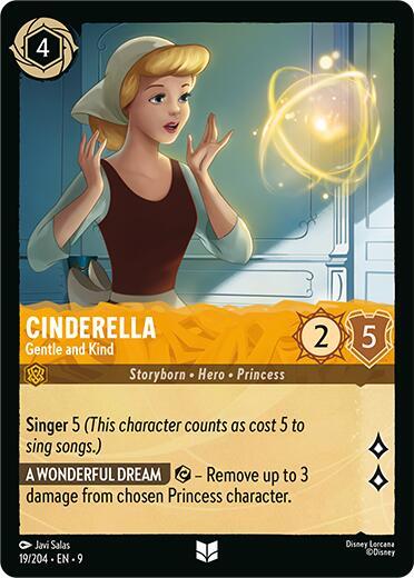 Cinderella, Gentle and Kind 19/204 (Fabled) 