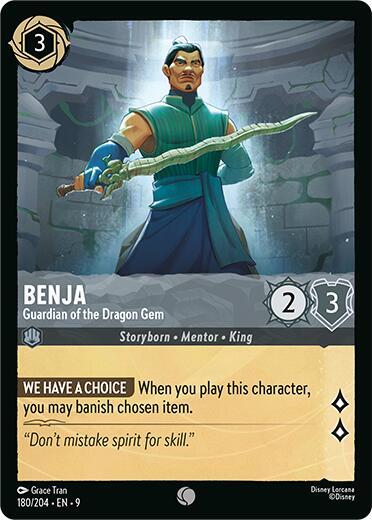 Benja, Guardian of the Dragon Gem 180/204 (Fabled) 