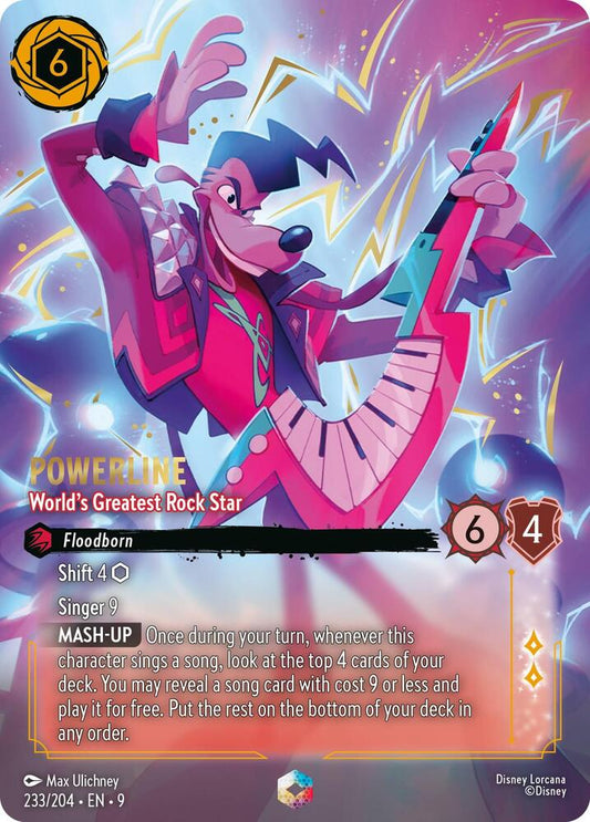 Powerline, World's Greatest Rock Star (Enchanted) 233/204 (Fabled)  - Holofoil