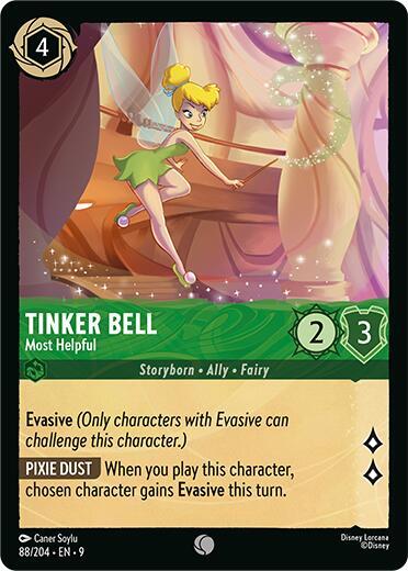 Tinker Bell, Most Helpful 88/204 (Fabled) 