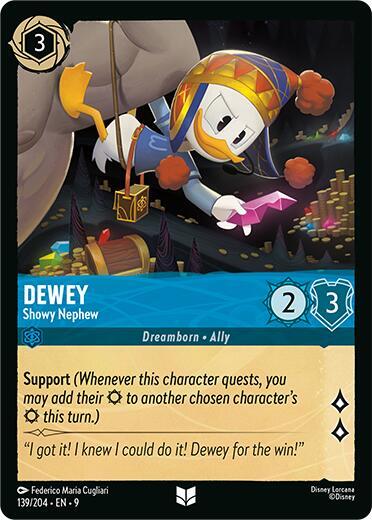 Dewey, Showy Nephew 139/204 (Fabled) 