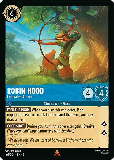 Robin Hood, Unrivaled Archer 162/204 (Fabled) 