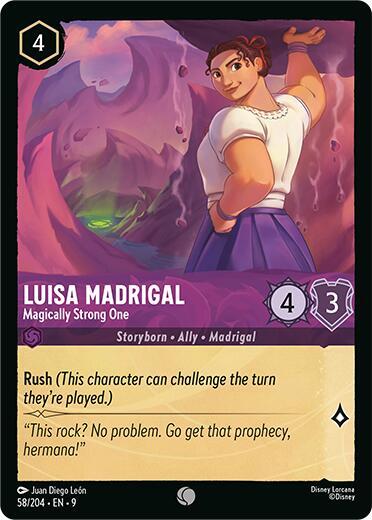 Luisa Madrigal, Magically Strong One 58/204 (Fabled) 
