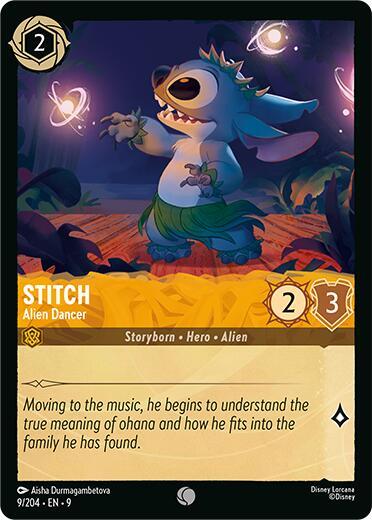 Stitch, Alien Dancer 9/204 (Fabled) 