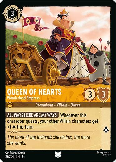 Queen of Hearts, Wonderland Empress 23/204 (Fabled) 