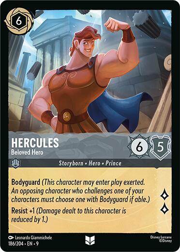 Hercules, Beloved Hero 186/204 (Fabled) 
