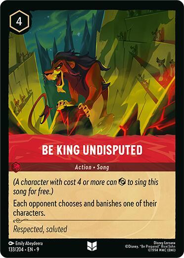 Be King Undisputed 133/204 (Fabled) 
