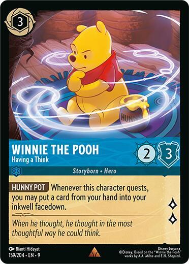 Winnie the Pooh, Having a Think 159/204 (Fabled) 