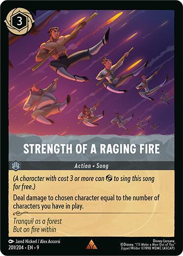 Strength of a Raging Fire 201/204 (Fabled) 