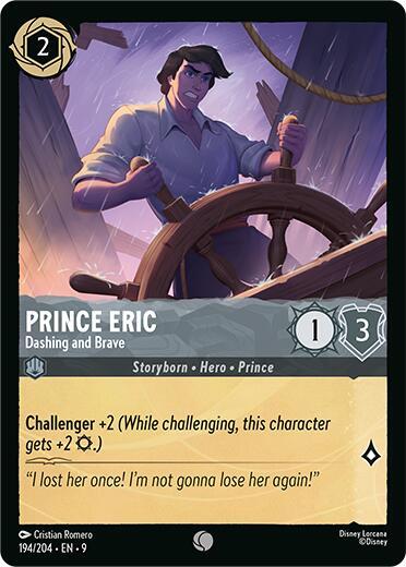 Prince Eric, Dashing and Brave 194/204 (Fabled)  - Cold Foil