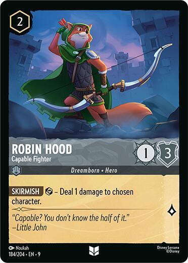 Robin Hood, Capable Fighter 184/204 (Fabled)  - Cold Foil