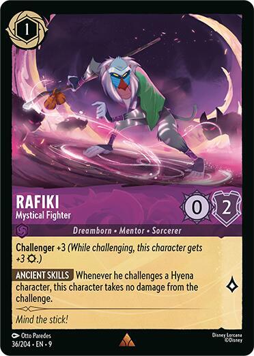Rafiki, Mystical Fighter 36/204 (Fabled) 