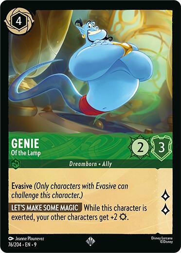 Genie, Of the Lamp 76/204 (Fabled) 