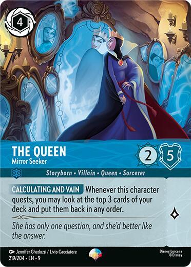 The Queen, Mirror Seeker 219/204 (Fabled)  - Rainbow Holofoil