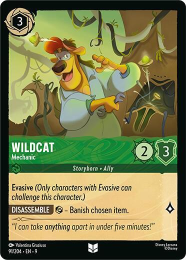 Wildcat, Mechanic 91/204 (Fabled)  - Cold Foil