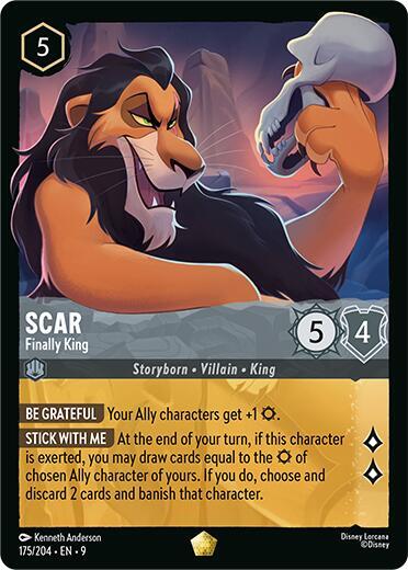 Scar, Finally King 175/204 (Fabled) 