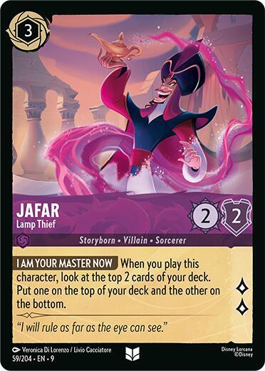 Jafar, Lamp Thief 59/204 (Fabled) 