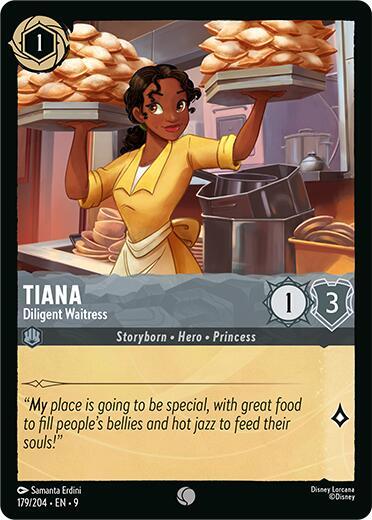 Tiana, Diligent Waitress 179/204 (Fabled) 