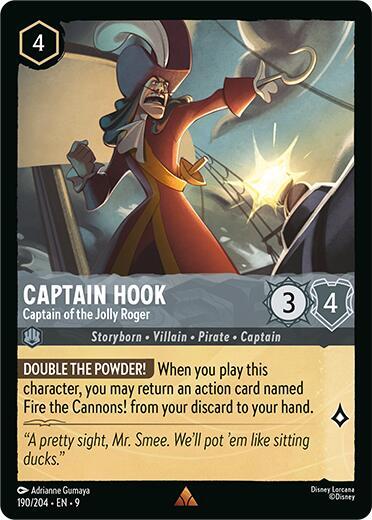 Captain Hook, Captain of the Jolly Roger 190/204 (Fabled) 
