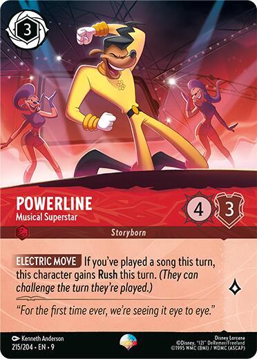 Powerline, Musical Superstar 215/204 (Fabled)  - Rainbow Foil