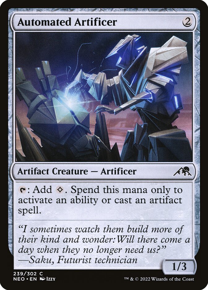Automated Artificer 239 (Kamigawa: Neon Dynasty) 