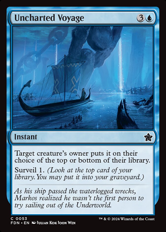 Uncharted Voyage 53/291 (Foundations) 
