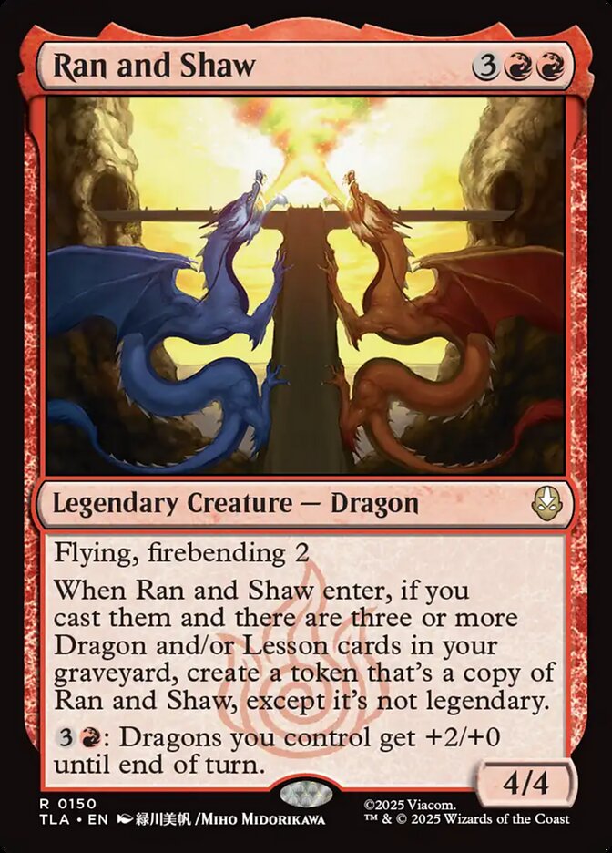 Ran and Shaw 150 (Avatar: The Last Airbender)  - Foil