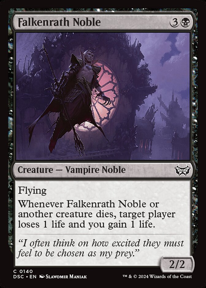 Falkenrath Noble 140/40 (Commander: Duskmourn: House of Horror) 
