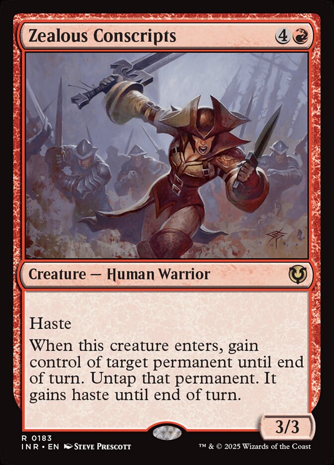 Zealous Conscripts 183/287 (Innistrad Remastered)  - Foil