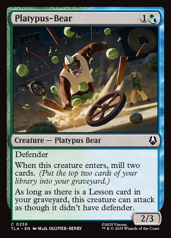 Platypus-Bear 236 (Avatar: The Last Airbender)  - Foil