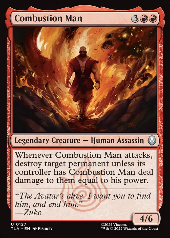 Combustion Man 127 (Avatar: The Last Airbender)  - Foil