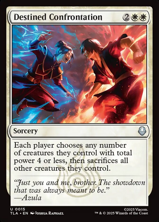 Destined Confrontation 15/286 (Avatar: The Last Airbender) 