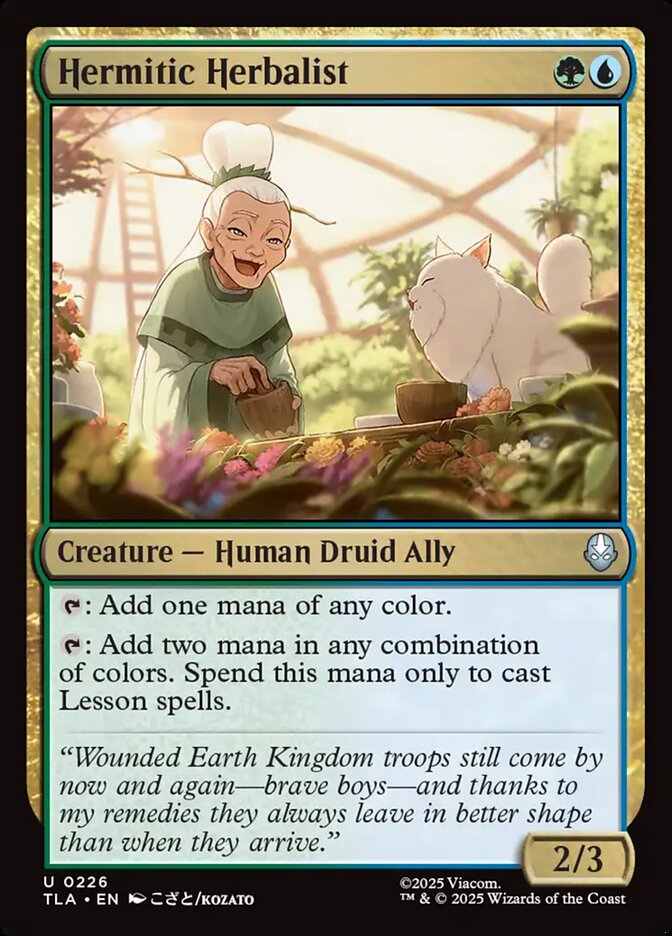 Hermitic Herbalist 226/286 (Avatar: The Last Airbender)  - Foil