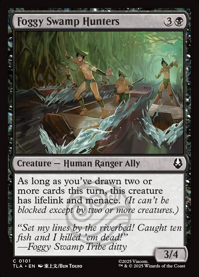 Foggy Swamp Hunters 101 (Avatar: The Last Airbender)  - Foil
