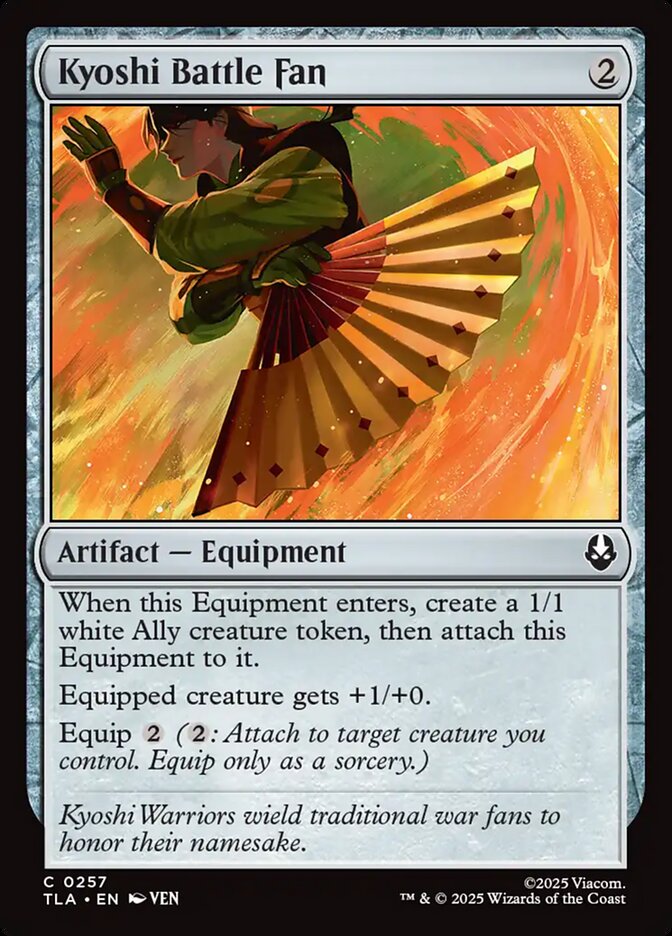 Kyoshi Battle Fan 257 (Avatar: The Last Airbender) 