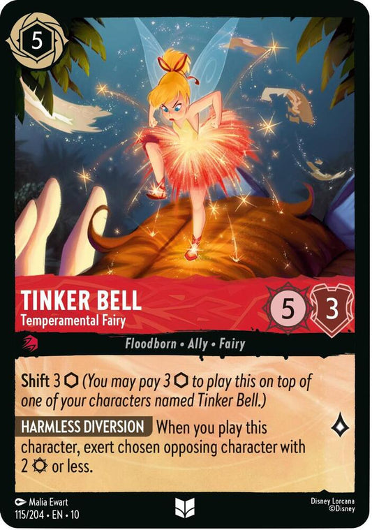 Tinker Bell, Temperamental Fairy 115/204 (Whispers in the Well) 