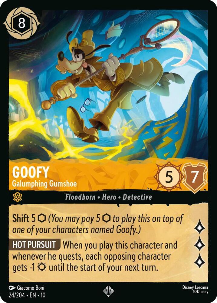 Goofy, Galumphing Gumshoe 24/204 (Whispers in the Well) 