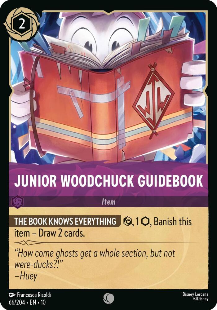 Junior Woodchuck Guidebook 66/204 (Whispers in the Well)  - Cold Foil