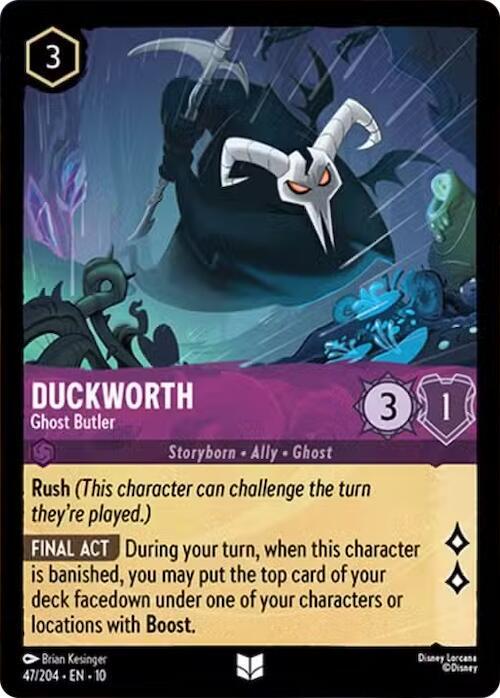 Duckworth, Ghost Butler 47/204 (Whispers in the Well)  - Cold Foil