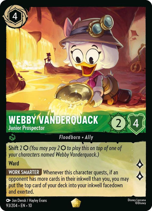 Webby Vanderquack, Junior Prospector 93/204 (Whispers in the Well) 