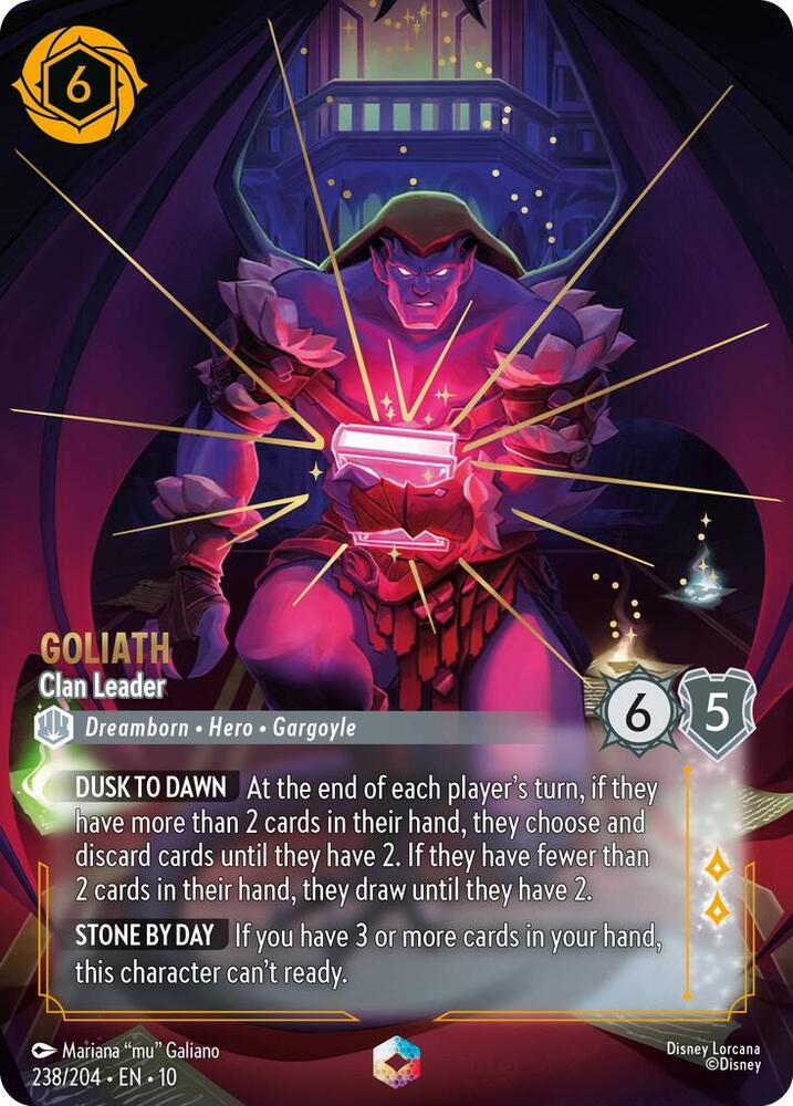 Goliath, Clan Leader (Enchanted) 238/204 (Whispers in the Well)  - Inkwash Holofoil