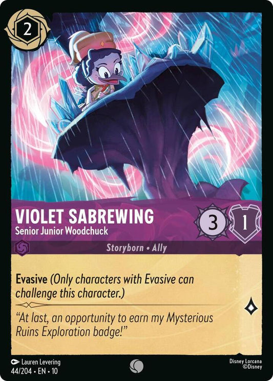 Violet Sabrewing, Senior Junior Woodchuck 44/204 (Whispers in the Well) 