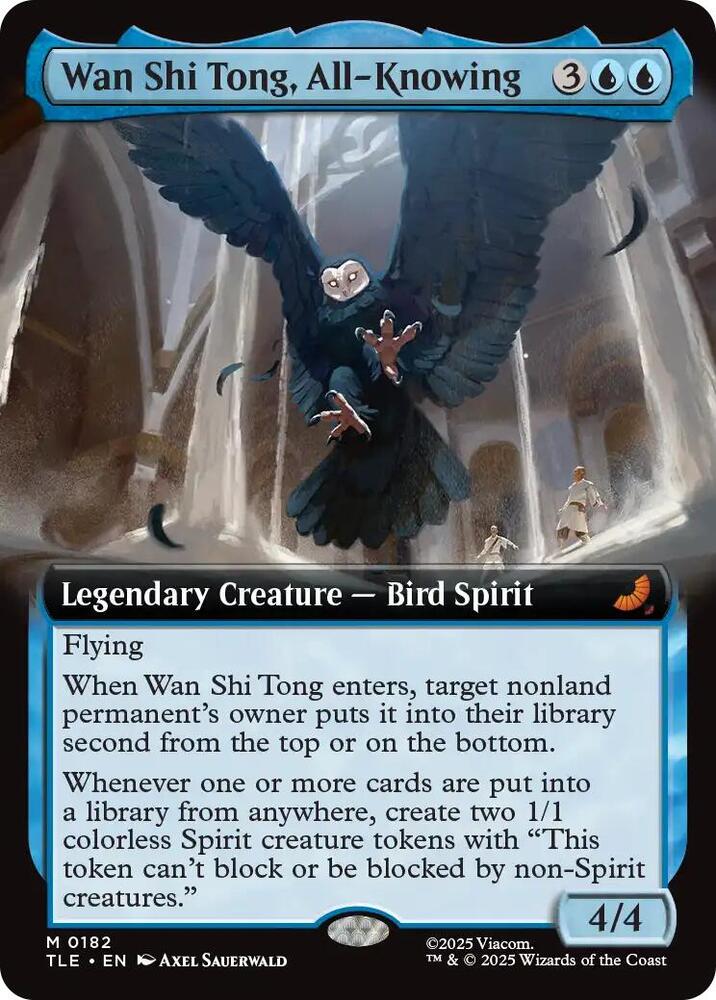 Wan Shi Tong, All-Knowing 182/317 (Avatar: The Last Airbender: Eternal-Legal)  - Extended Art