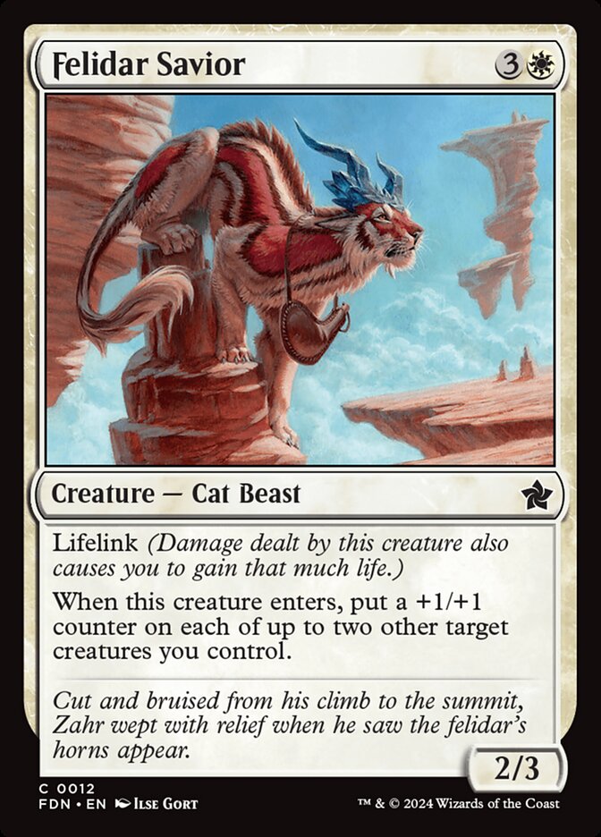 Felidar Savior 12/291 (Foundations) 