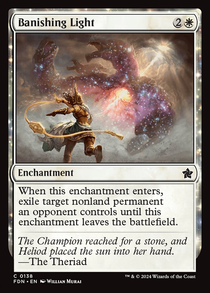 Banishing Light 138/291 (Foundations)  - Foil