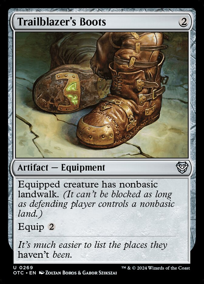 Trailblazer's Boots 269/342 (Commander: Outlaws of Thunder Junction) 